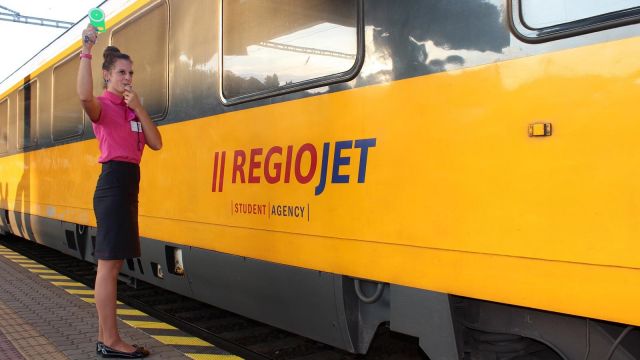 RegioJet Train Prague © RegioJet